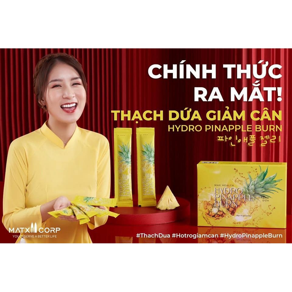 Thạch Dứa Giảm Cân Maxicorrp chính hãng- Hộp 10 Gói | BigBuy360 - bigbuy360.vn