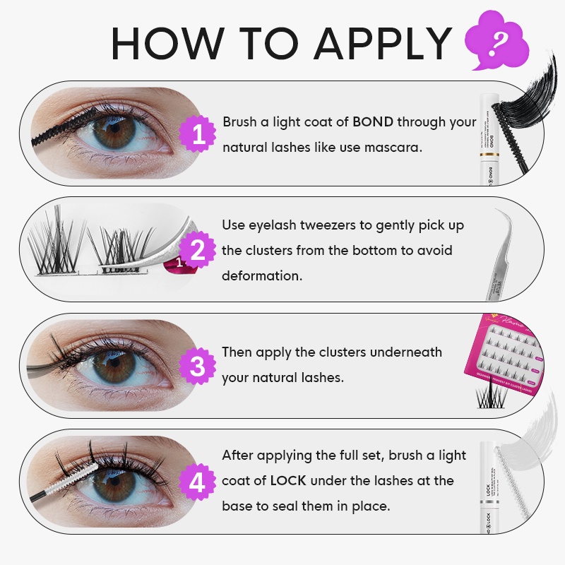 Lông Mi Giả 3D Hóa Trang Thần Tiên Nhật Bản