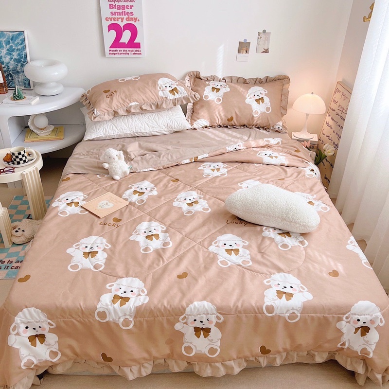 Chăn ga đũi cotton