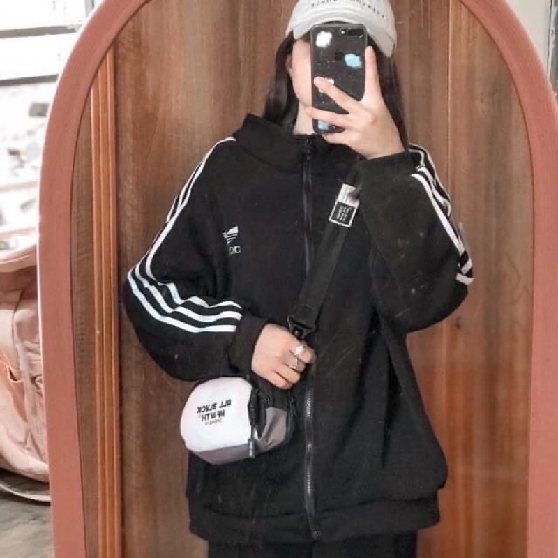 Áo Khoác Adidas Nỉ Da cá