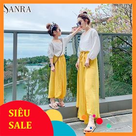 Đầm đôi mẹ và bé Jumpsuit cao cấp Chào hè năng động (Sỉ Lẻ Mẫu Mẹ và bé) Siêu Hot [Cam Kết Chất Lượng ]