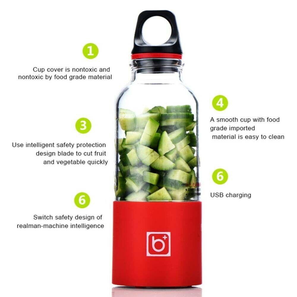 Máy Xay Sinh Tố PISTA 500ML Sạc USB