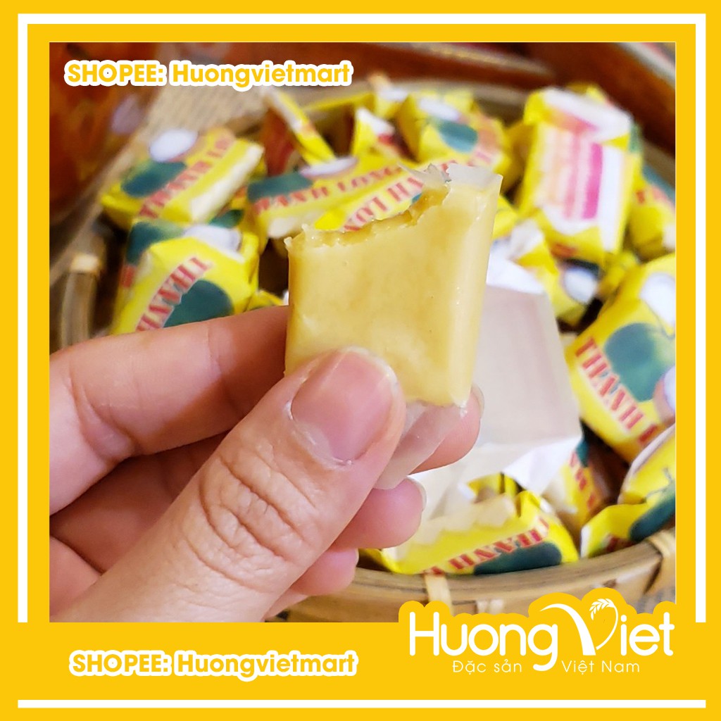 Kẹo dừa sữa sầu riêng Thanh Long 300g, kẹo dừa Bến Tre nổi tiếng