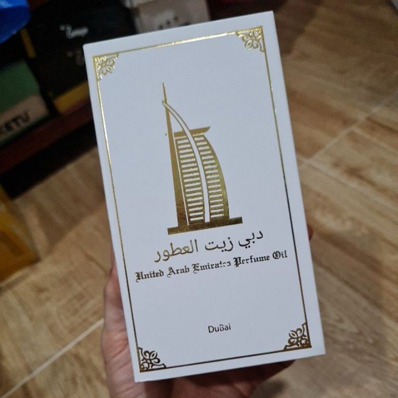 Vỏ chai dubai 12ml - Chai chiết tinh dầu dubai đẹp