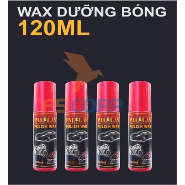 CHAI WAX XỊT LÀM BÓNG xe máy cực bóng