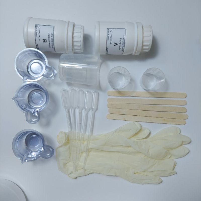 Combo Dụng Cụ Pha Keo Epoxy Resin  Cơ Bản Để làm Handmade