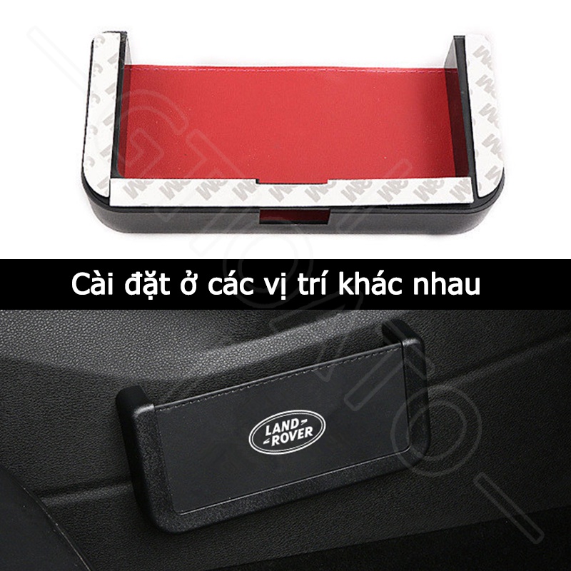 GTIOATO Hộp Đựng Điện Thoại Trên Oto Hộp Đựng Điện Thoại Trên Xe Túi Đựng Điện Thoại Trên Ô Tô HộP ĐựNg Đồ TrêN Ô Tô Khay ĐựNg Đồ Ô Tô Phụ Kiện Xe Hơi Cho Land Rover Defender Evoque Discovery VELAR Range