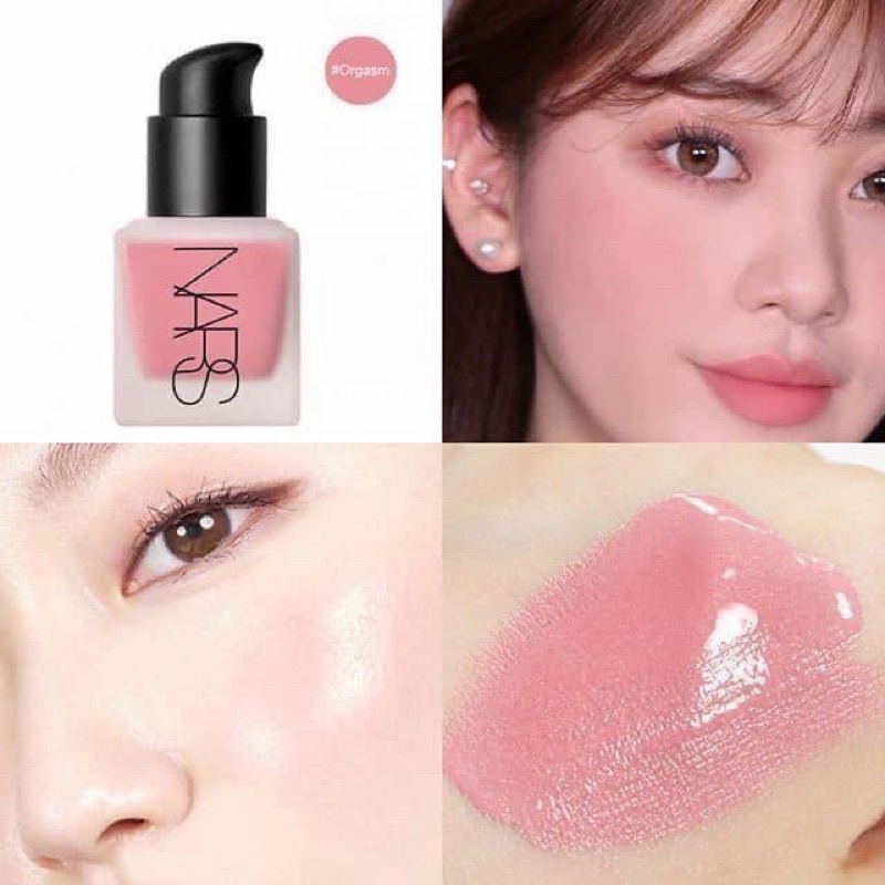 Má Hồng Kem Nars Liquid Blush - Orgasm