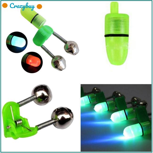 Cr Chuông Báo Cá Cắn Câu Có Đèn Led Gắn Cần Câu Cá Tiện Dụng