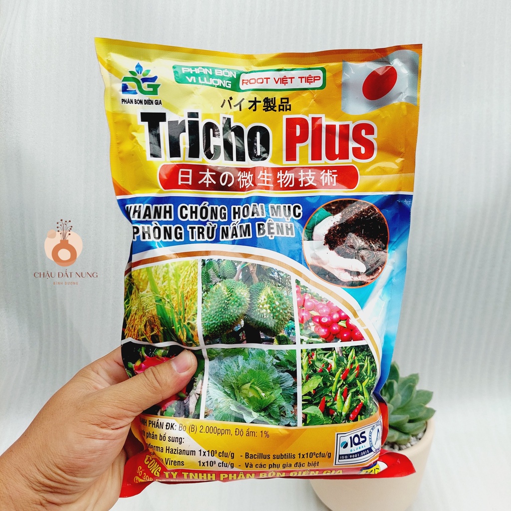 [50gram] Phân bón vi lượng - Trichoderma - tăng vi sinh có lợi, phòng trừ nấm bệnh - 50gram
