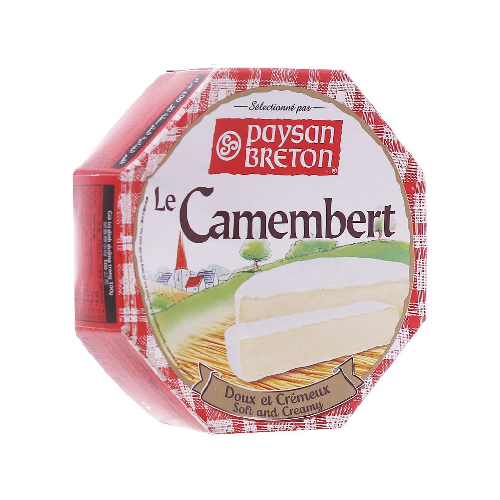 Phô mai Brie Paysan Breton Brie và Camembert 125g - Pháp