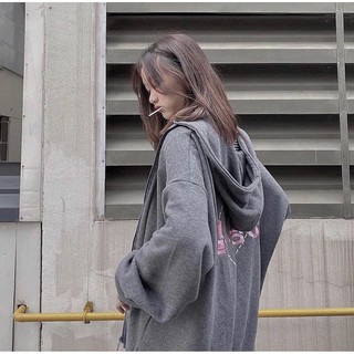 zip hoodie chữ hàn