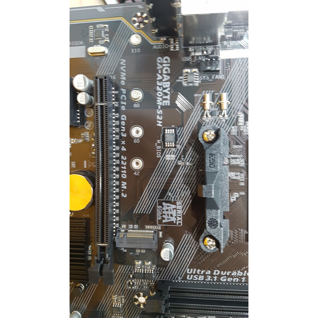 Mainboard Gigabyte A320M-S2H (socket AM4) chính hãng, new full box