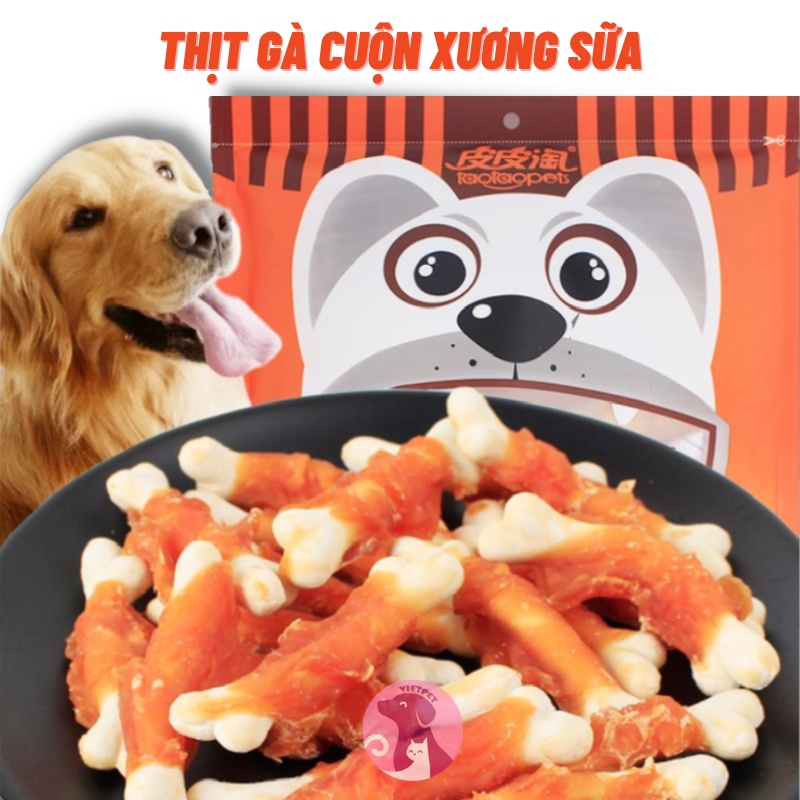 Thức ăn cho chó mèo - TAOTAOPETS  Snack thưởng cho chó mèo - Snack Cho Thú Cưng (Full vị bò, gà, sữa, phô mai,...)