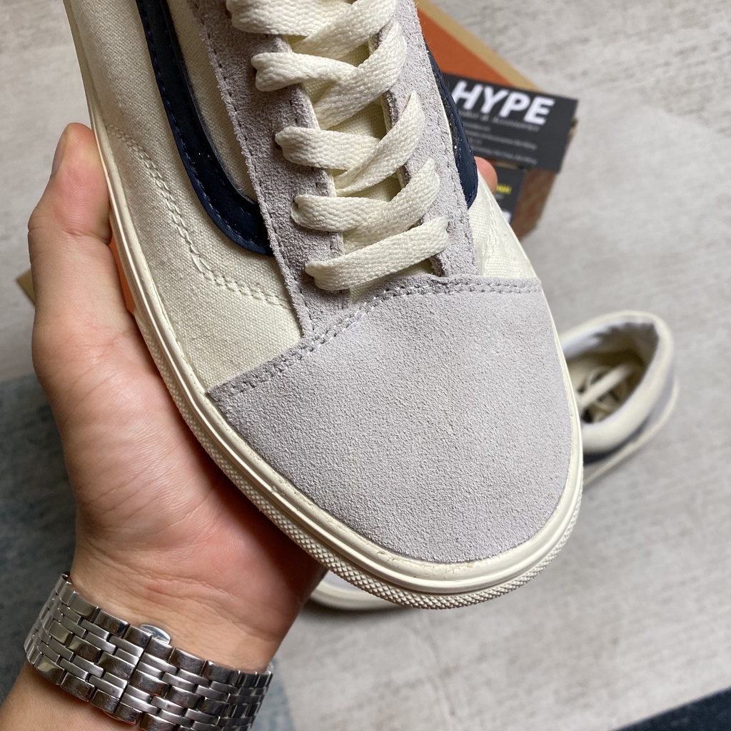 Giày sneaker nam nữ đi học: Vans Style 36 White Black (Trắng/Đen) - HYPE Sneaker | Bản 1:1 chuẩn