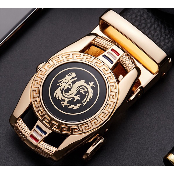 Thắt lưng nam dây nịt nam chất liệu da bò thật khóa tự động hàng hiệu cao cấp NT279