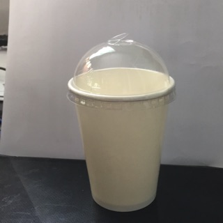 Ly giấy 360 ml + nắp cầu( 50 bộ/ 1 túi)