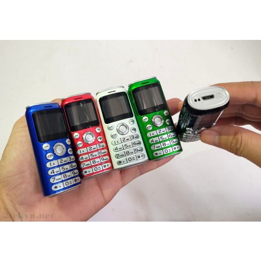 Điện thoại mini k8 kiểu dáng độc lạ hình lon nước bh 12 tháng