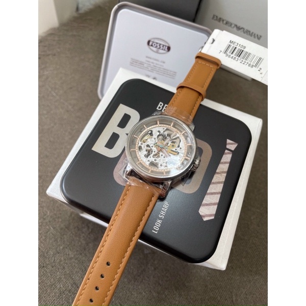 Đồng Hồ Nam Fossil ME3109 Automatic - Dây Da - size 38mm fullbox