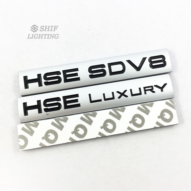 Hình dán logo hse sdv6 sdv8 trang trí xe hơi LAND ROVER