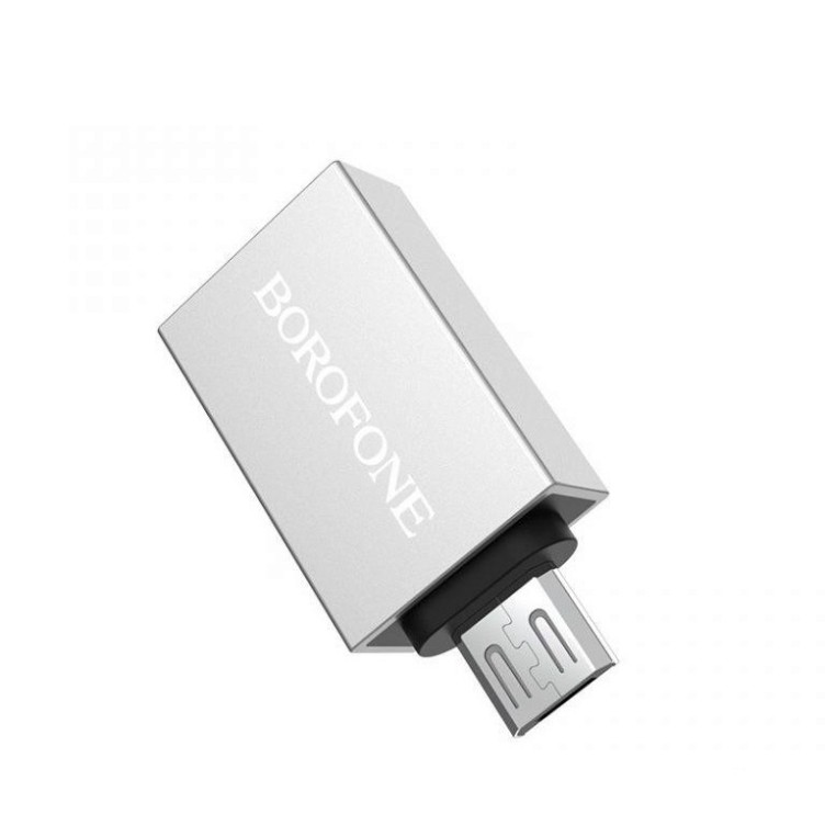 Đầu Cáp Chuyển OTG BOROFONE BV2 USB-A Sang Micro USB, USB 3.0