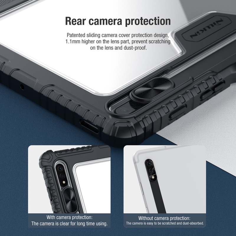 Bao Da Máy Tính Bảng Nillkin Chống Sốc Cho Samsung Galaxy Tab S8 S8 Plus