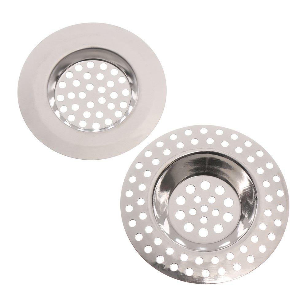 LEISURE Set 2 Lưới Lọc Rác Bồn Rửa Chén Bằng Thép Không Gỉ