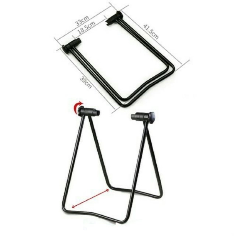 Giá sửa xe đạp giá cân vành chân chống xe đạp chữ U thép sơn tĩnh điện