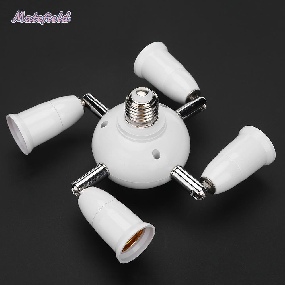 Giá Đỡ Bóng Đèn Led Chia 5 / 7 Đuôi E27 Có Thể Điều Chỉnh