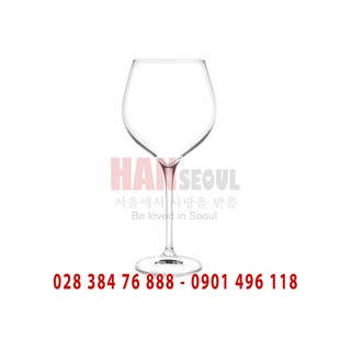 Bộ 6 ly pha lê rượu vang đỏ bầu lớn RCR của Ý dòng Luxion ® Winedrop BURGUNDY 581ml (Goblet for Selected Red Wines)
