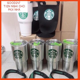 Ly Giữ Nhiệt STARBUCKS COFEE THÁI LAN 900ML/ Cốc giữ nhiệt CỰC XỊN STARBUCKS INOX FULL BOX Túi Đựng, Ống Hút GOOD247