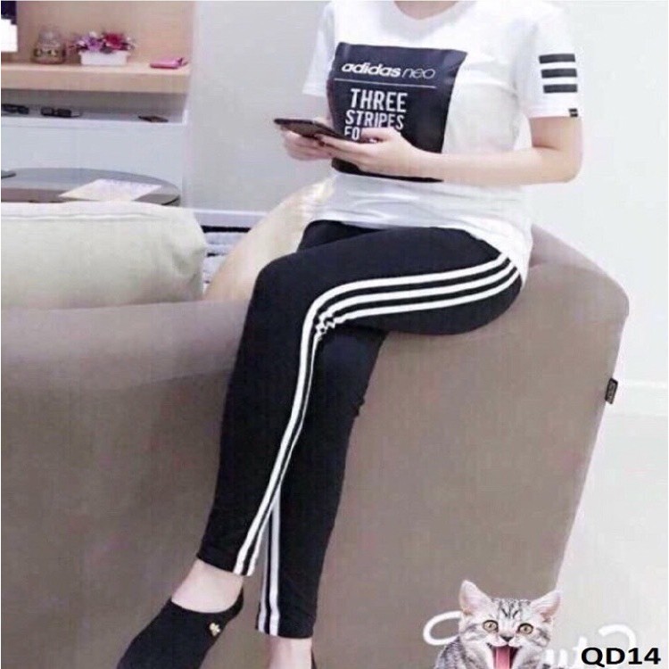 QUẦN THỂ THAO LEGGING CHẤT THUN DÀY SIÊU CO GIÃN 49-65 KG TÙY CHIỀU CAO