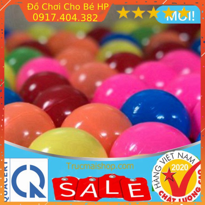 [SIÊU SALE] [SALE 50%] 100 Bóng Nhựa Nhà Banh Đồ chơi trẻ em cho bé chơi nhà bóng lều bóng Chính Hãng Việt Nam ✅  Đồ Chơ