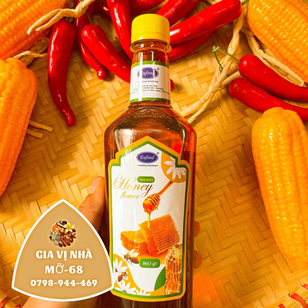 Mật ong rừng Tam Đảo nguyên chất - chai 800ml