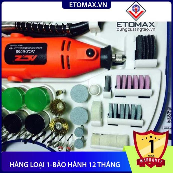 [Hàng loại 1-Bảo hành 12 tháng] Bộ máy khoan mài mini đa năng v4 ( ETOMAX )