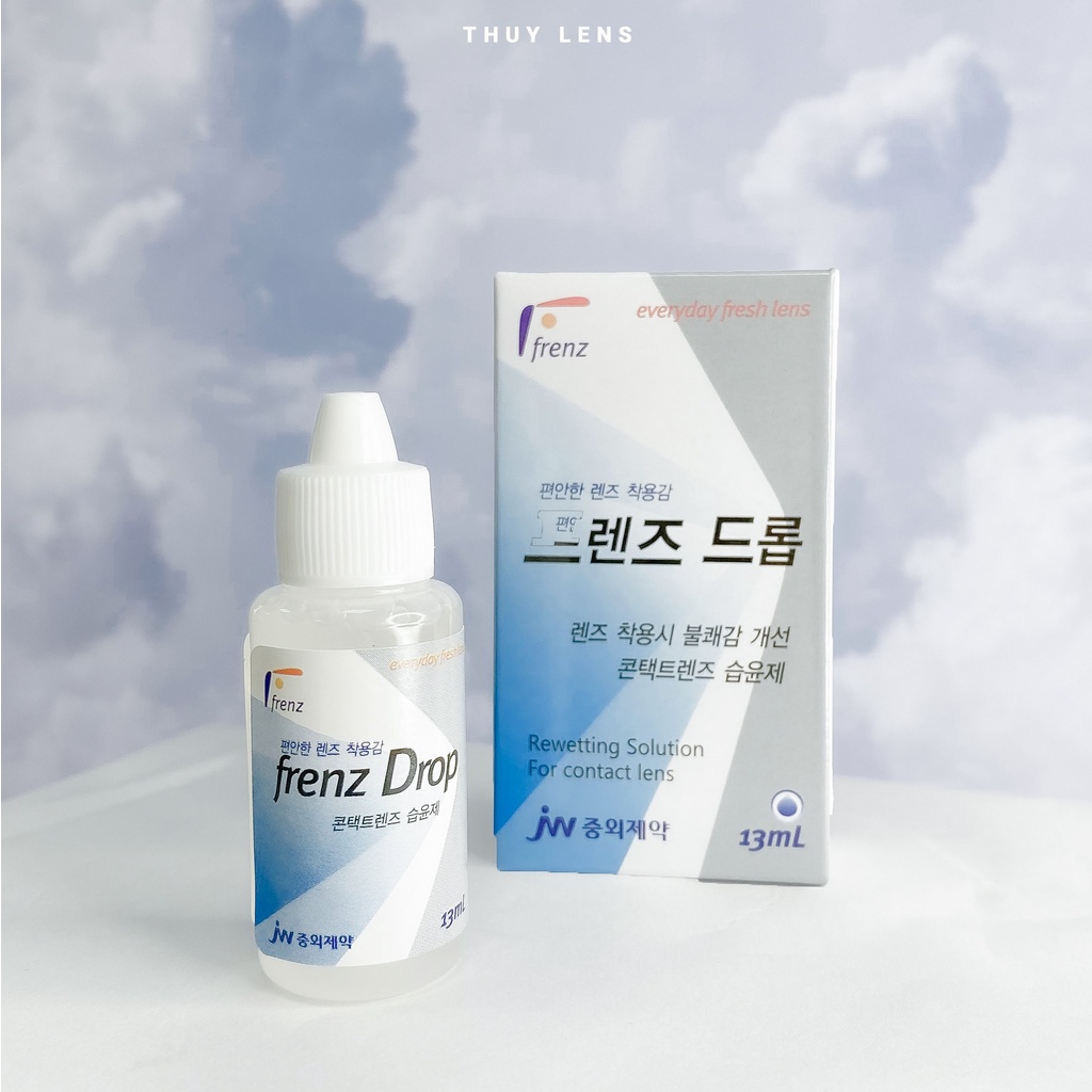 Frenz Drop (nhỏ mắt Kính áp tròng Hàn Quốc )/ Frenz pro B5 (Nước ngâm Kính áp tròng Hàn Quốc)