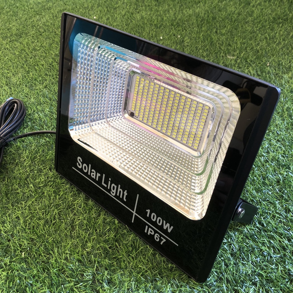 Đèn năng lượng mặt trời thân nhôm JB 100W/200W/300W loại tốt - Điện Việt
