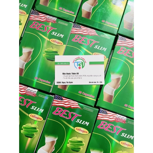 Best Slim Collagen Viên uống giảm cân an toàn nhập khẩu Mỹ