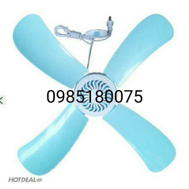 Quạt trần mini 4 cánh đường kính quay 60cm loại nhỏ