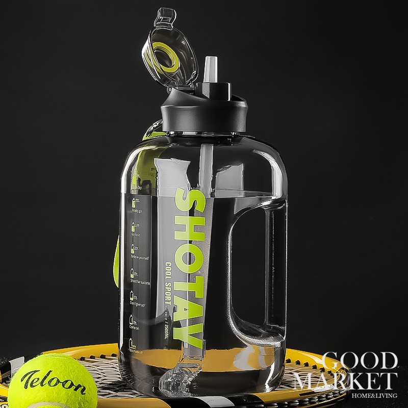 Bình Nước Thể Thao 1.7L / 2.5L / 3.8L / 1.7L Chất Lượng / bình nước tập gym / bình nước có ống hút / bình nước 2 lít / bình nước trong suốt / bình đựng nước