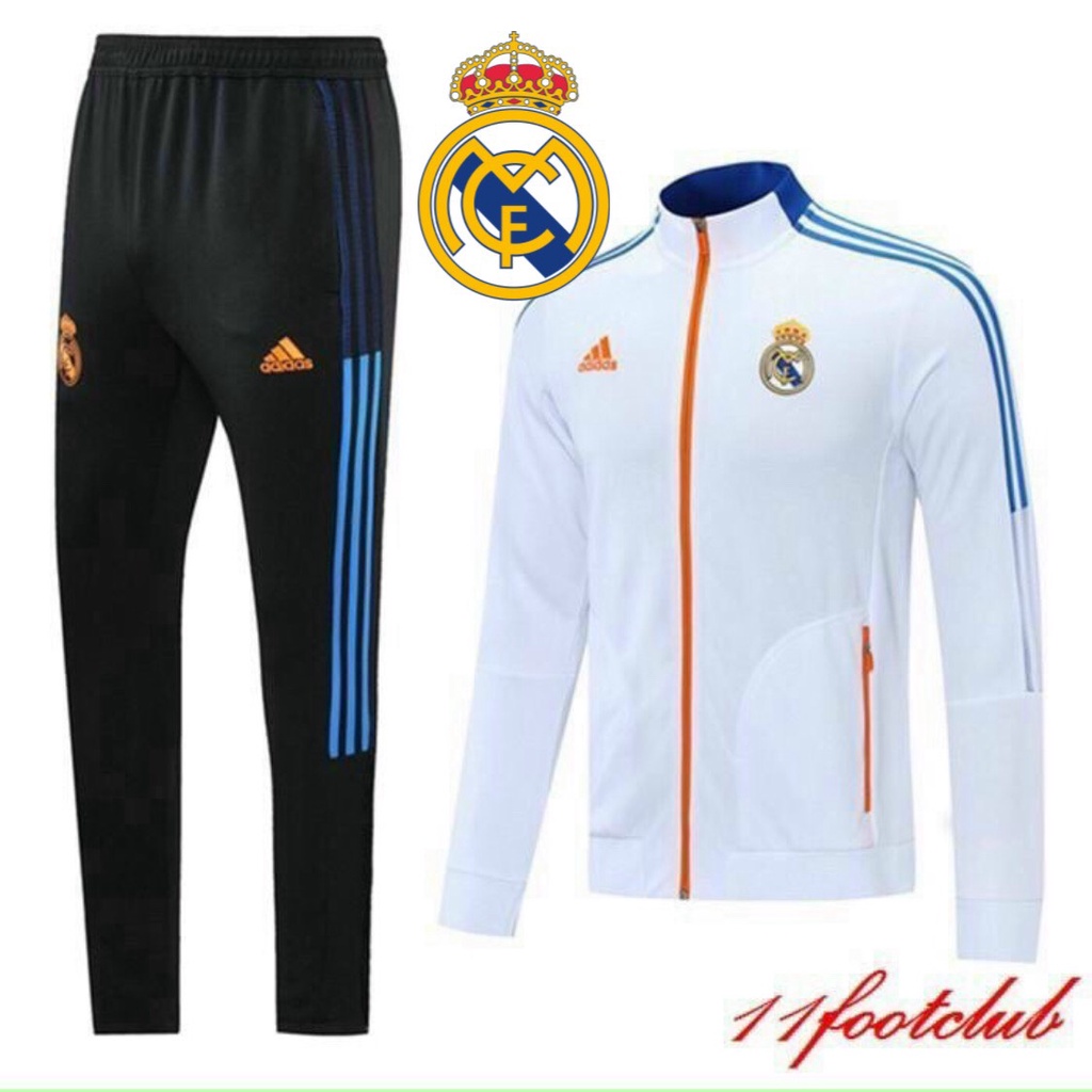 Bộ đồ thể thao Real madrid 2022, áo khoác nỉ real cao cấp