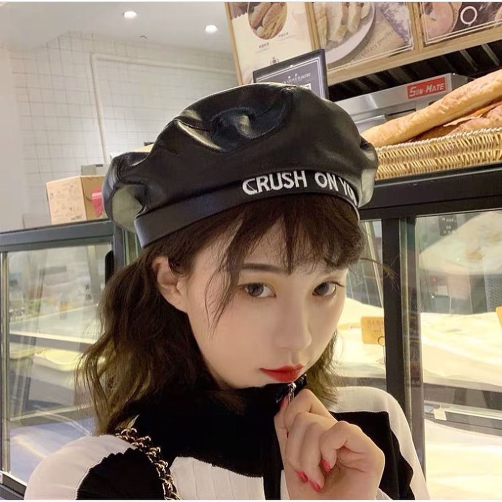 [ CAM KẾT LOẠI 1] Mũ Da Crush On You Da Bền Loại 1, Phù Hợp Mọi Xì Tai Phong Cách