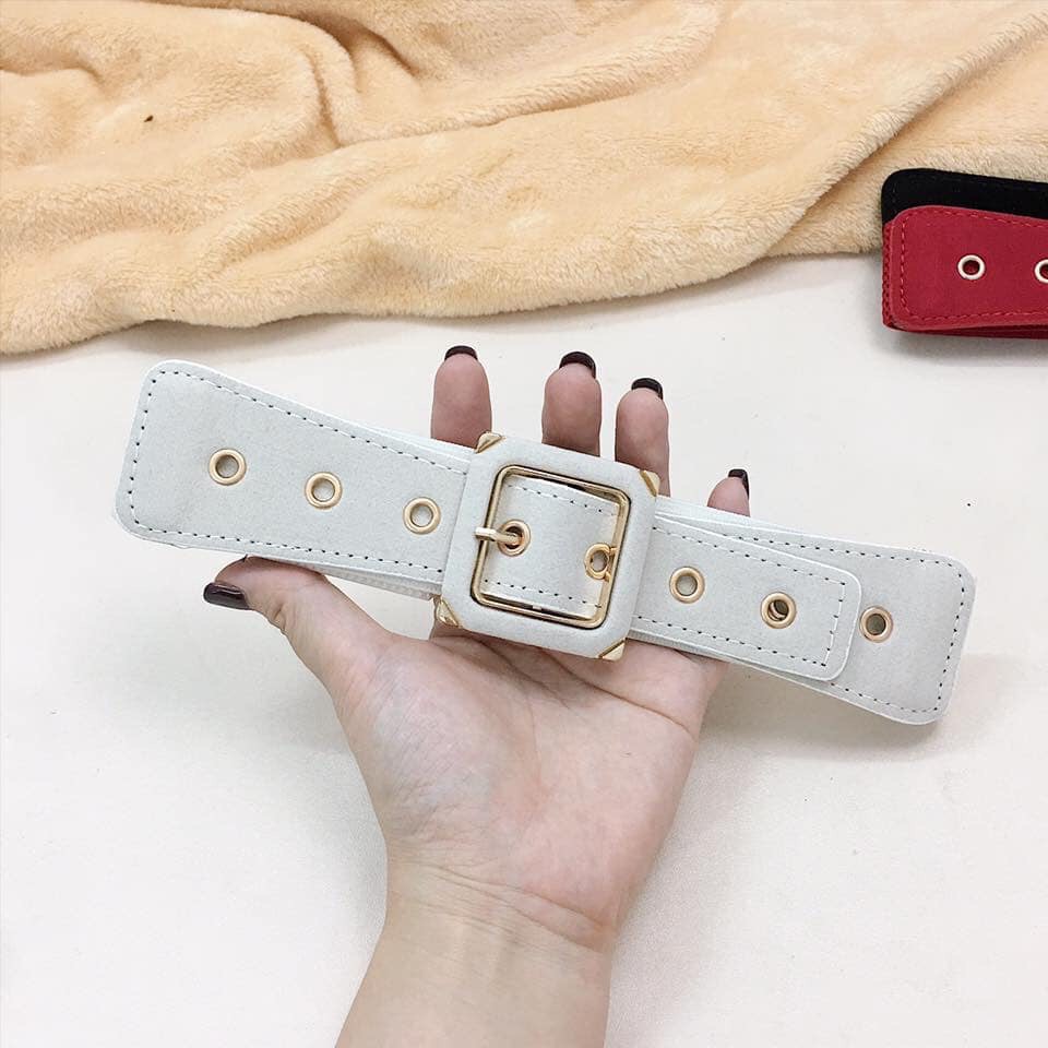 Thắt lưng nữ dây nịt nữ cho váy đầm họa tiết