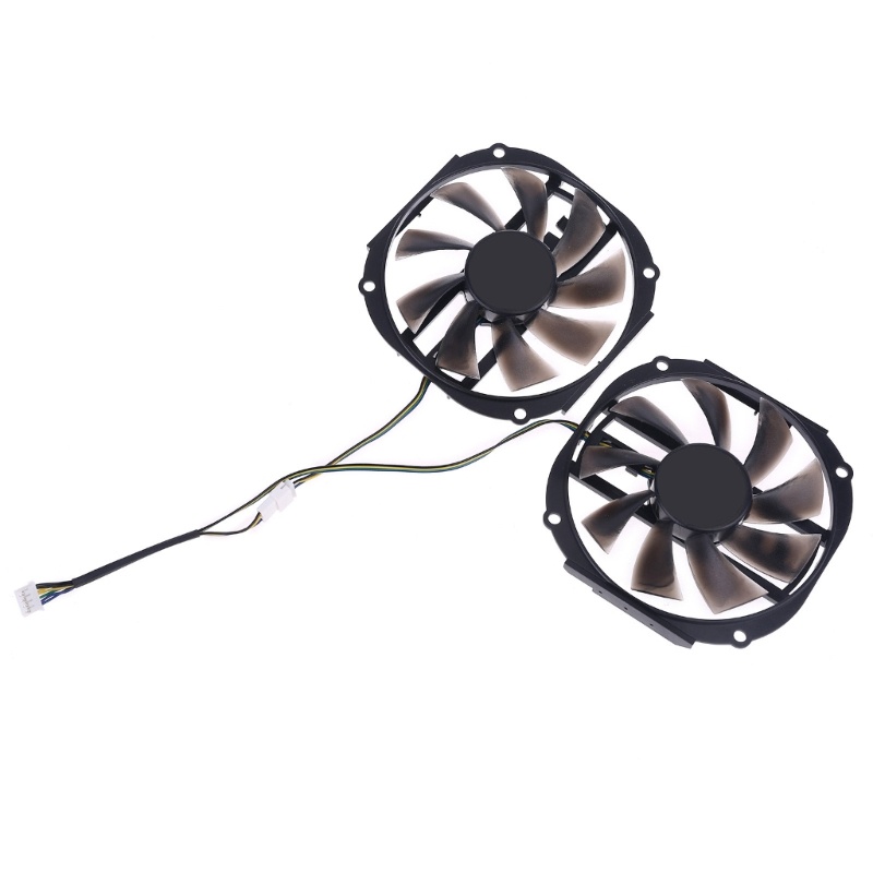 2 Quạt Tản Nhiệt 95mm 4gb 2048SP GPU Cho Đồ Họa Yeston RX480 570 580