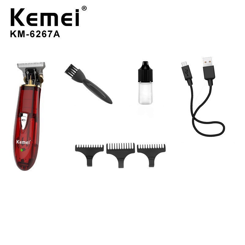 Tông Đơ Cắt Tóc Bấm Viền Kemei 6267A Mẫu Mới chính hãng