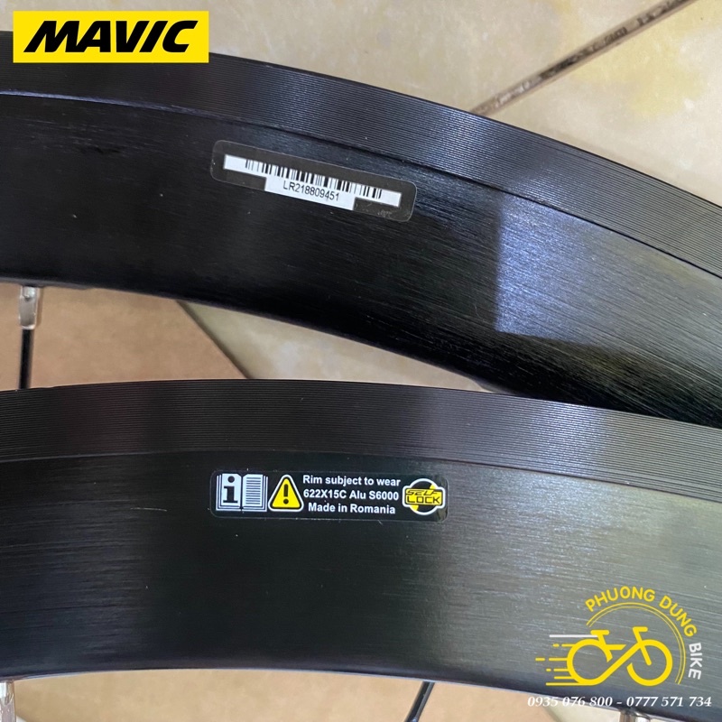 Bộ vành nhôm xe đạp road MAVIC COSMIC ELITE 700Cx40mm