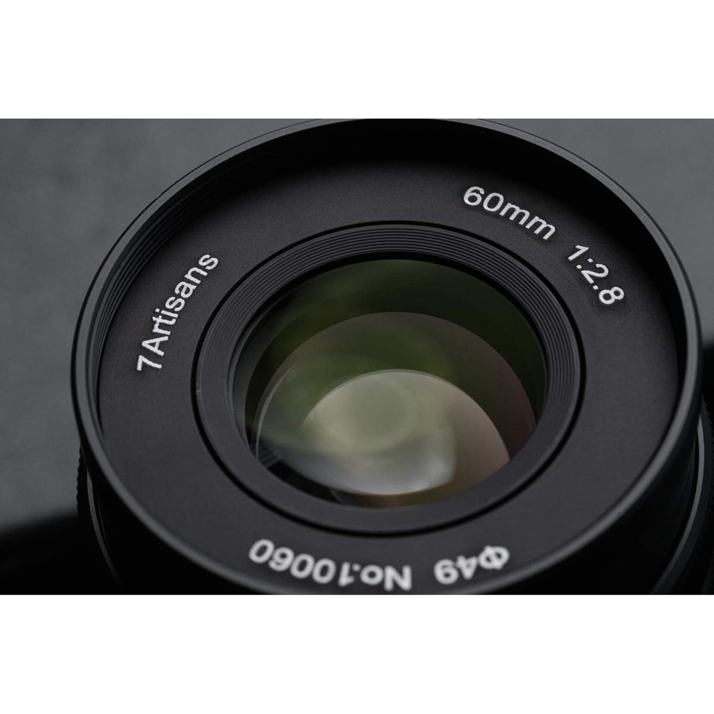 Ống kính 7Artisans 60mm F2.8 Mark II - Macro 1:1 dùng cho Sony E, Fujifilm, Canon EOS-M, Nikon Z và Pana/Olympus M4/3