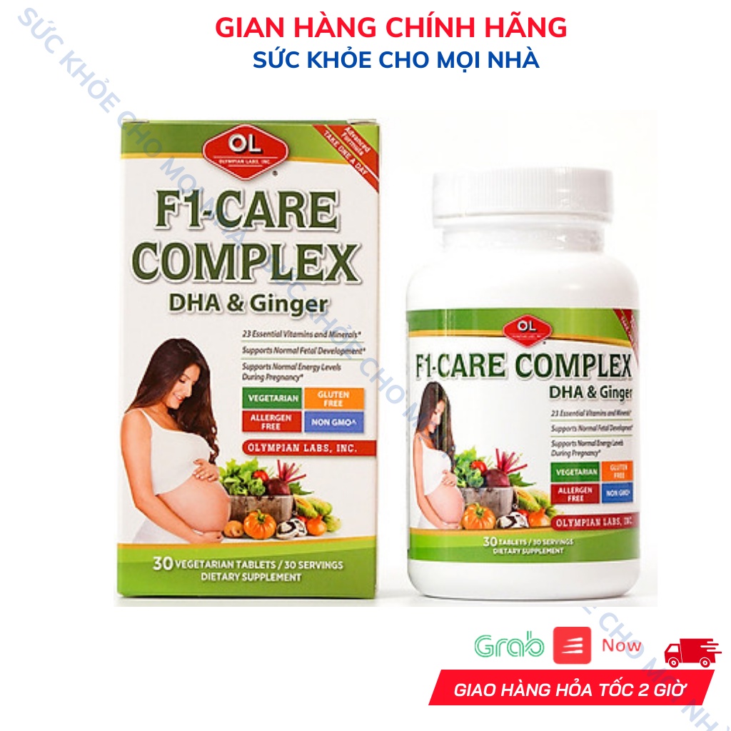 Viên Uống Bổ Sung Vitamin Tổng Hợp Cho Bà Bầu Olympian labs F1- Care Complex.