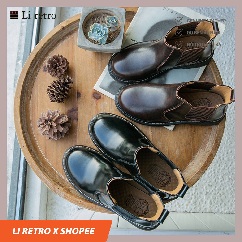 [Pre-order] Giày da Li retro, MZDL shoes - Chelsea Boots | BigBuy360 - bigbuy360.vn