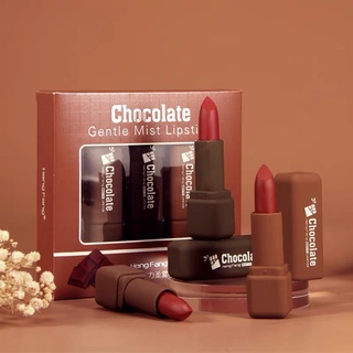 Set 3 son thỏi lì chocolate hengfang lâu trôi